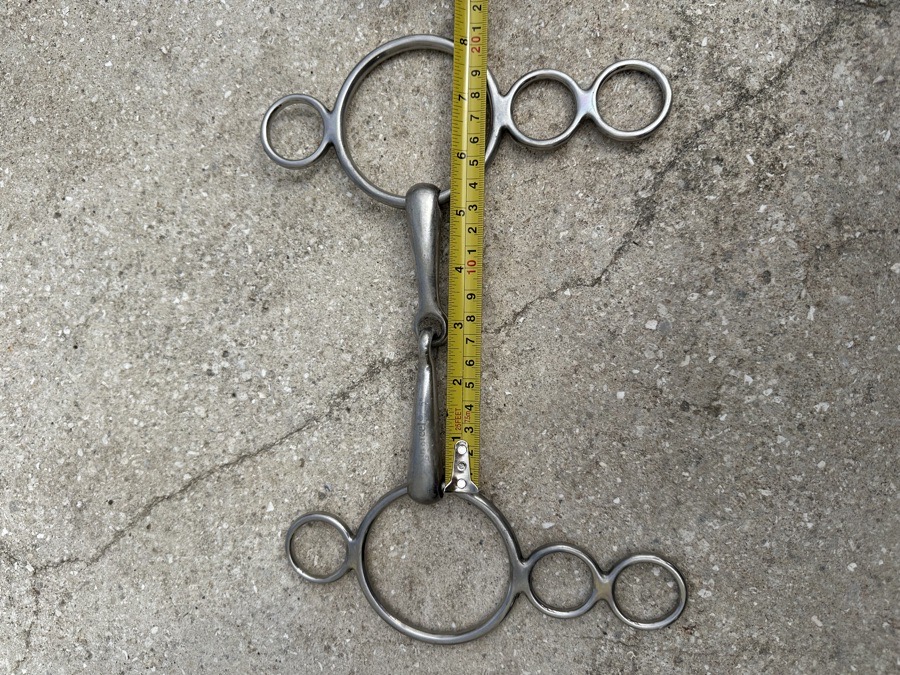 3-Ring Elevator Snaffle Bit