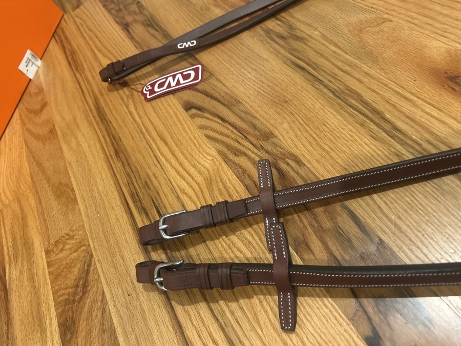 Never used CWD rubber lined contact reins