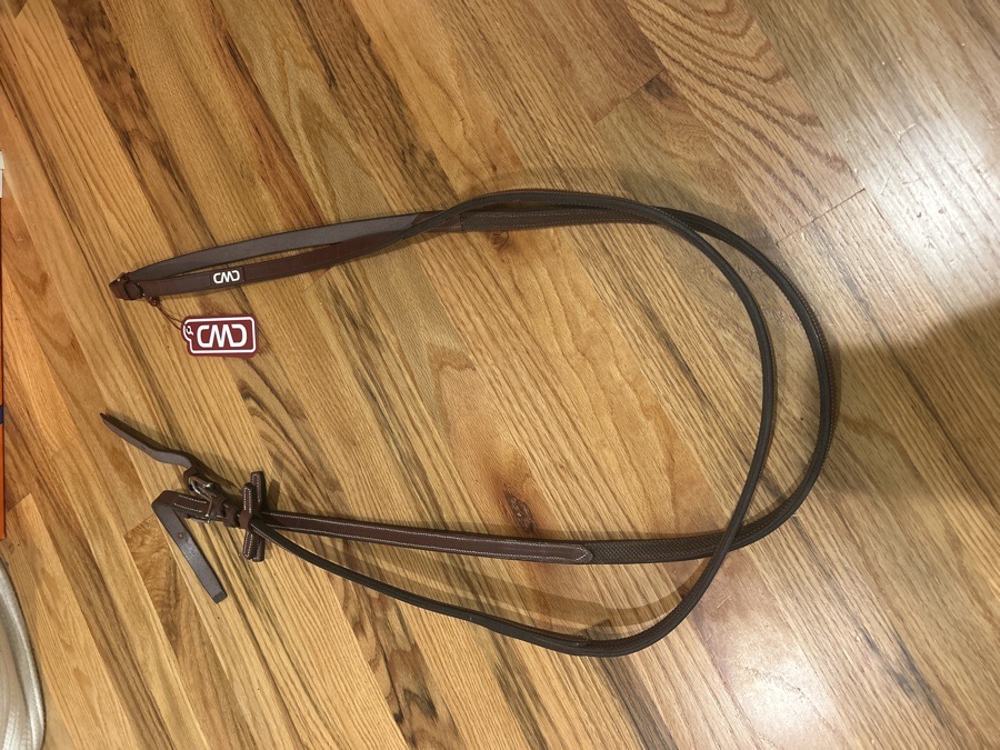 Never used CWD rubber lined contact reins