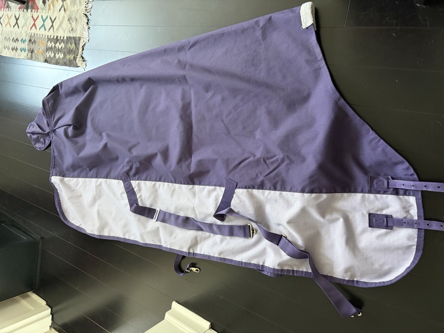 WEATHERBEETA Comfitec turnout sheet, 0g, purple, 78”
