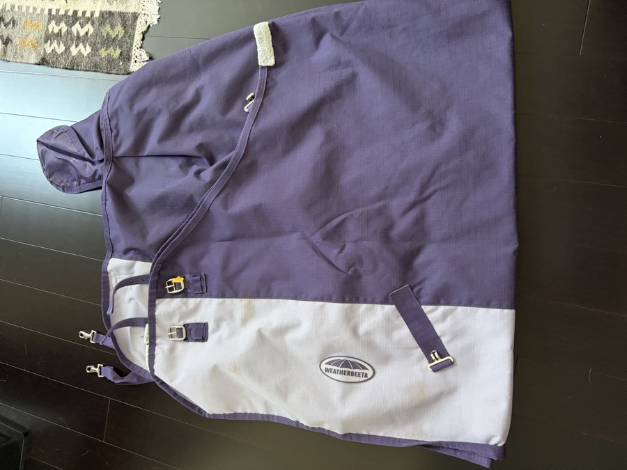 WEATHERBEETA Comfitec turnout sheet, 0g, purple, 78”