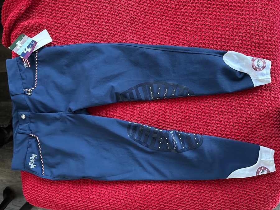 Equine Couture Breeches- Navy Size 30
