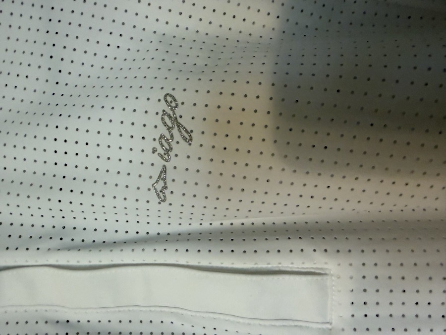 IAGO Perforated short sleeve show shirt (Small)