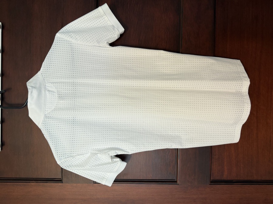 IAGO Perforated short sleeve show shirt (Small)