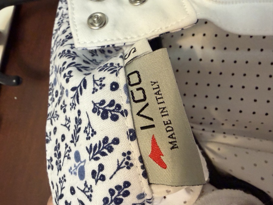 IAGO Perforated short sleeve show shirt (Small)