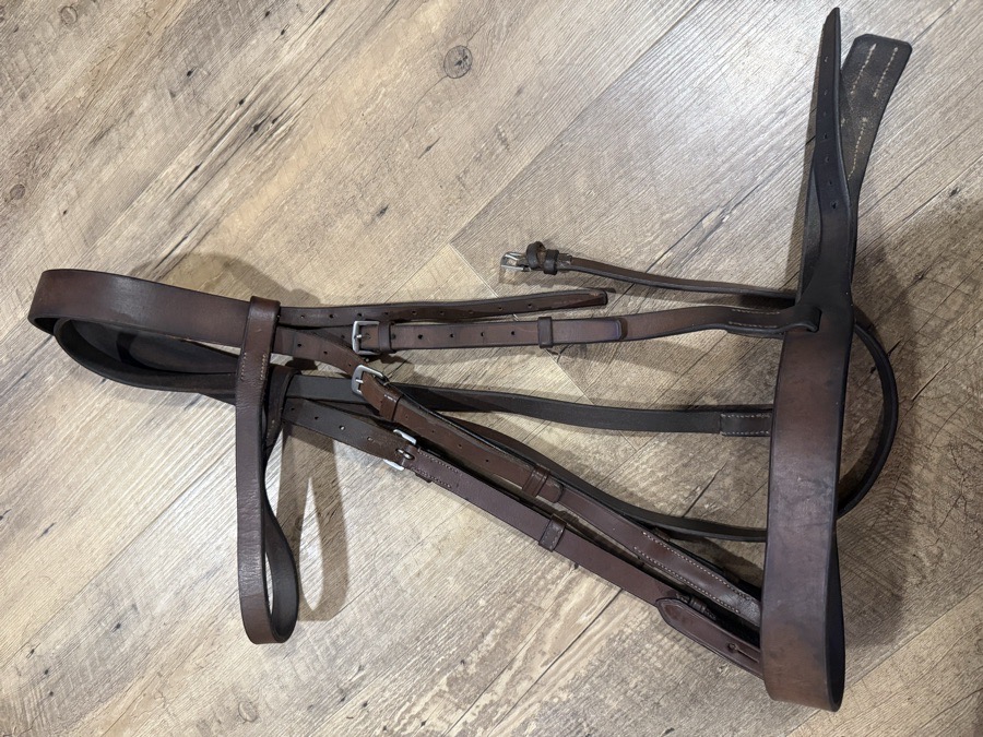 Oversized hunt bridle