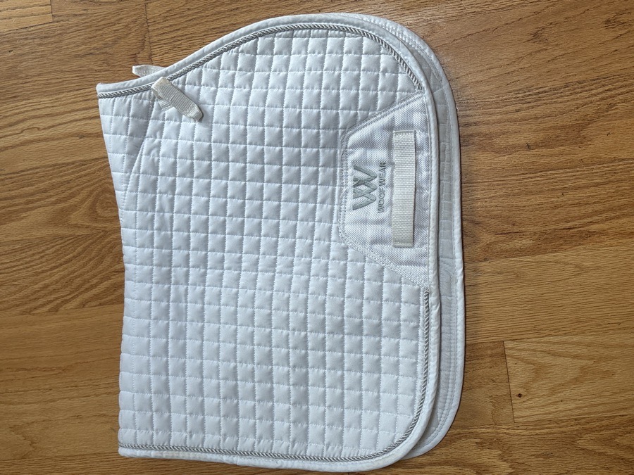 Woof Wear white saddlepad