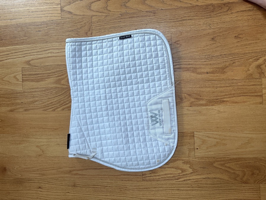 Woof Wear white saddlepad