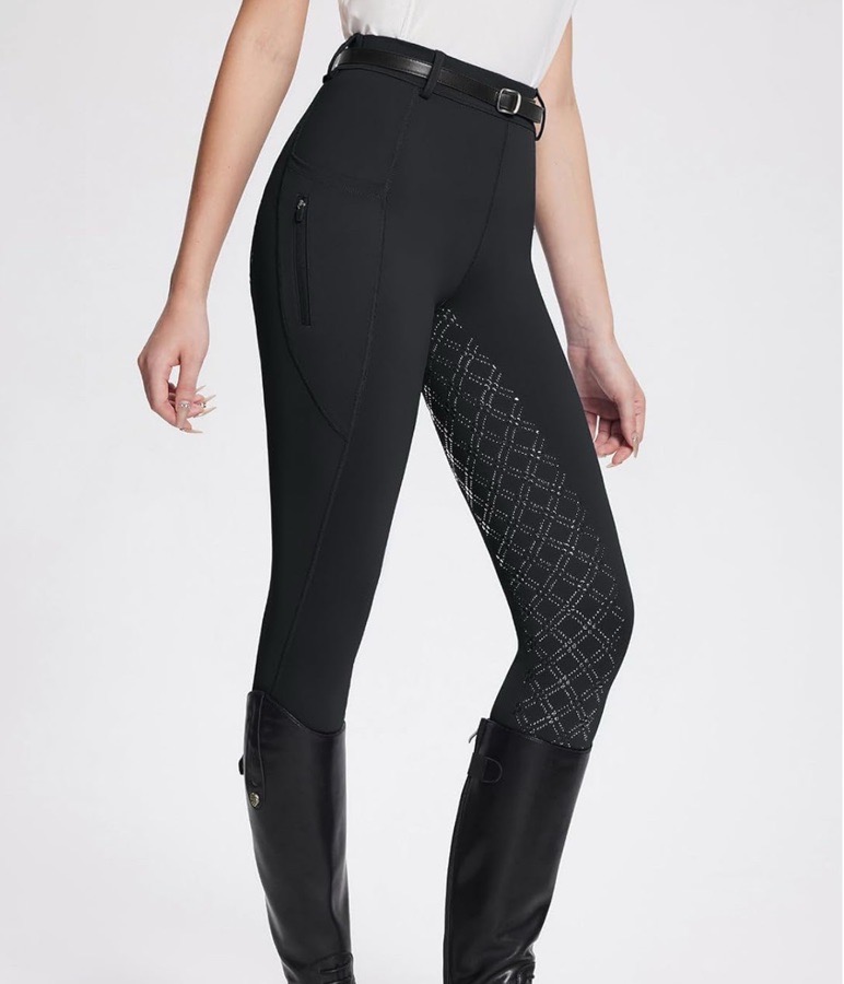 Black Riding Leggings