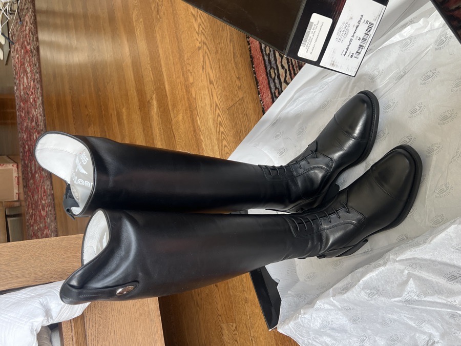 DeNiro Amabile Tricolore ladies field boots BNIB 39 MAL