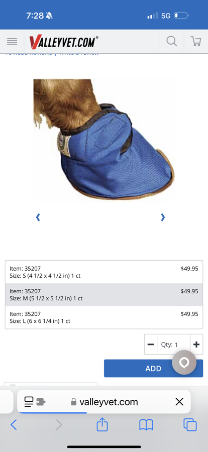  The deluxe equine slipper in size medium