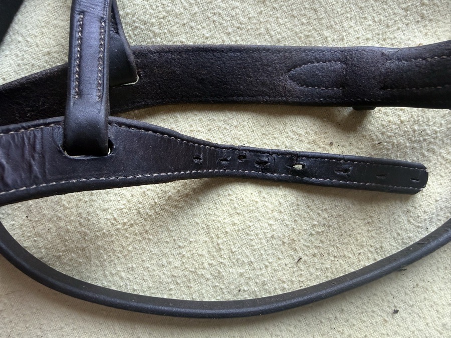 Oversized Wellfleet comfort crown fancy stitch bridle