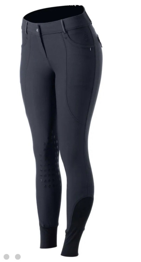 Equinavia Annika Silicone Knee Patch Breeches size 36 horse riding equestrian