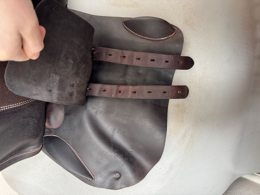 16” Voltaire Palm Beach Saddle - 2024 - 1A - Full Buffalo - MINT