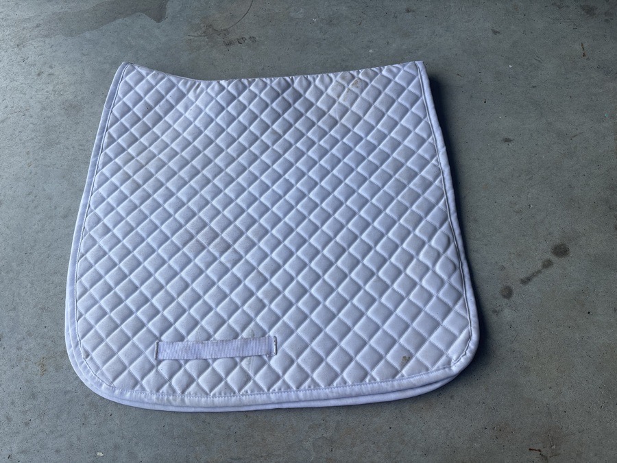 Tuffrider cotton quilted saddle pad dressage