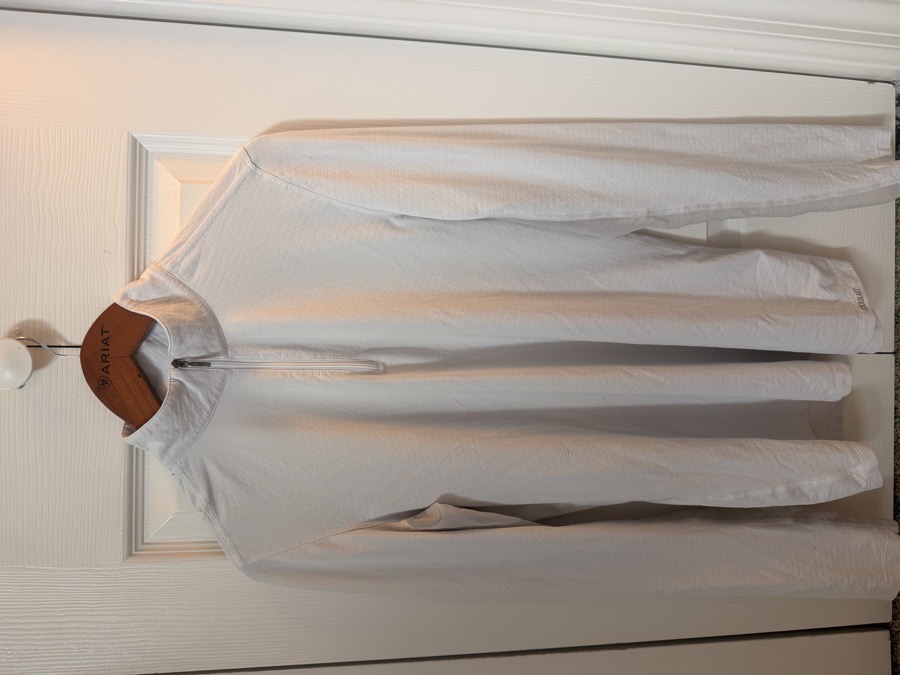 Dover saddlery white coolblast shirt