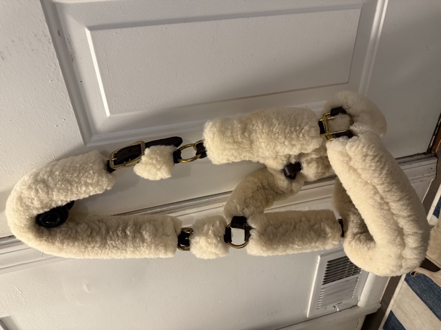 SmartPak Sheepskin Shipping Halter 