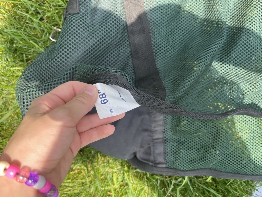 Dust control net sheet 68”