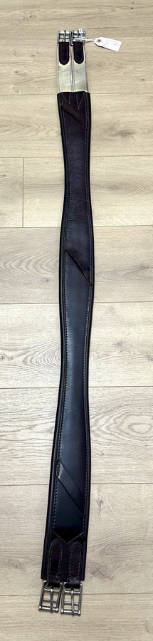 Nunn Finer 52” Padded Leather English Overlay Girth 