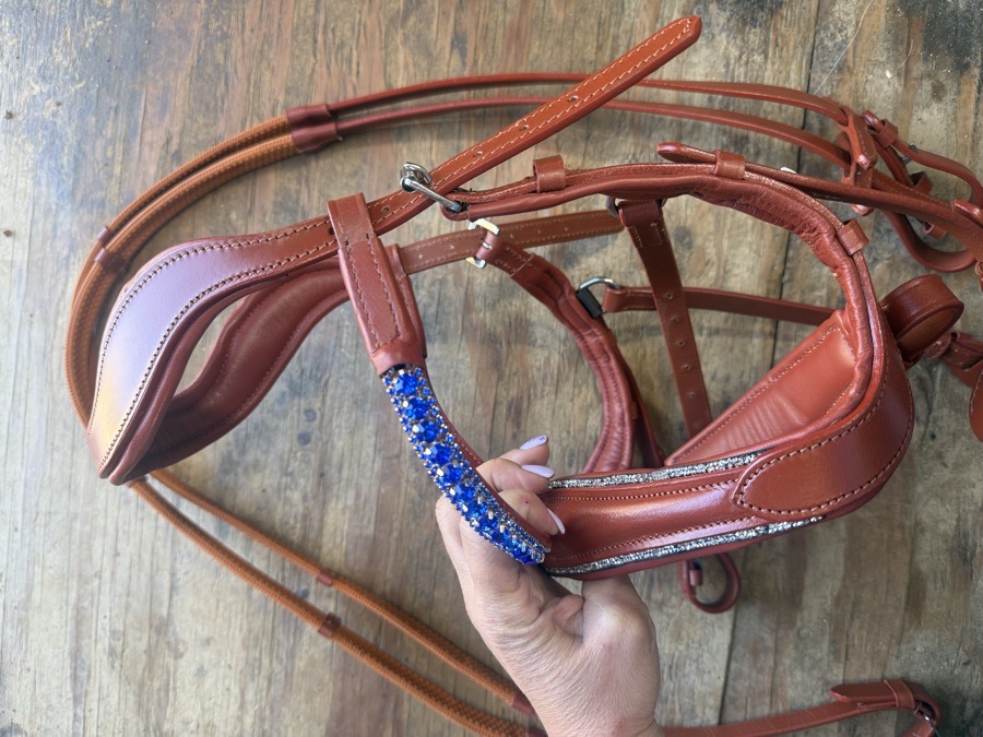 Cob anatomical bling bridle