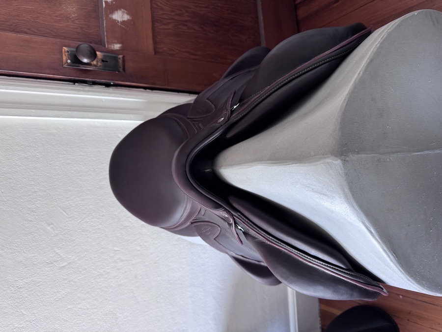 18” Devoucoux Chiberta Lab Monoflap Saddle - 2022 - 3AA - Full Buffalo