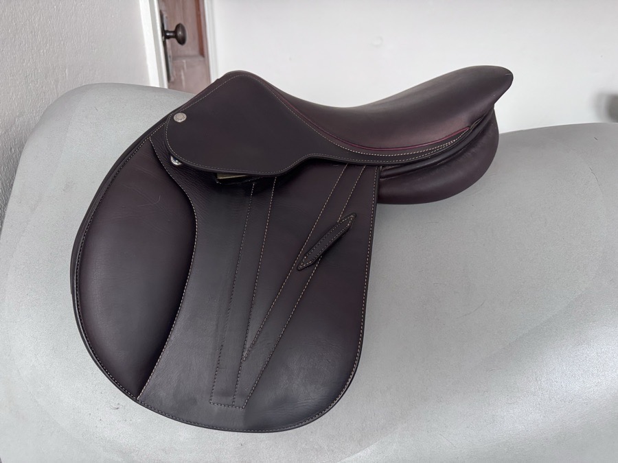 14” Baby Butet Premium Saddle - 2021 - Cachou - Full Calf - Integrated Panels
