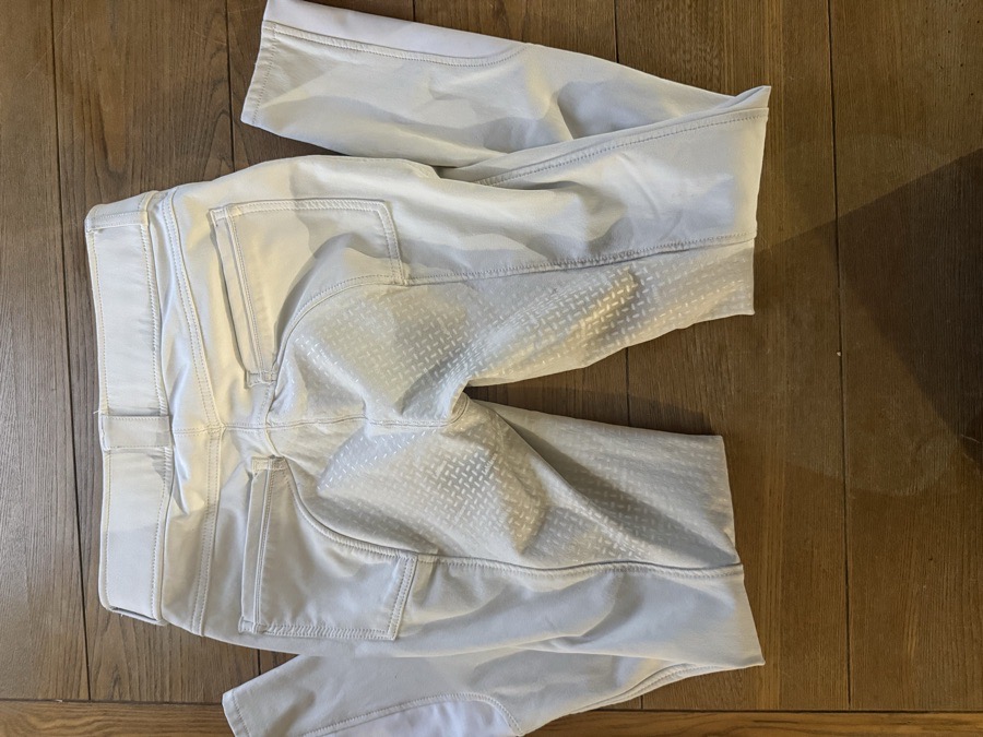 White Lemieux YR breeches 