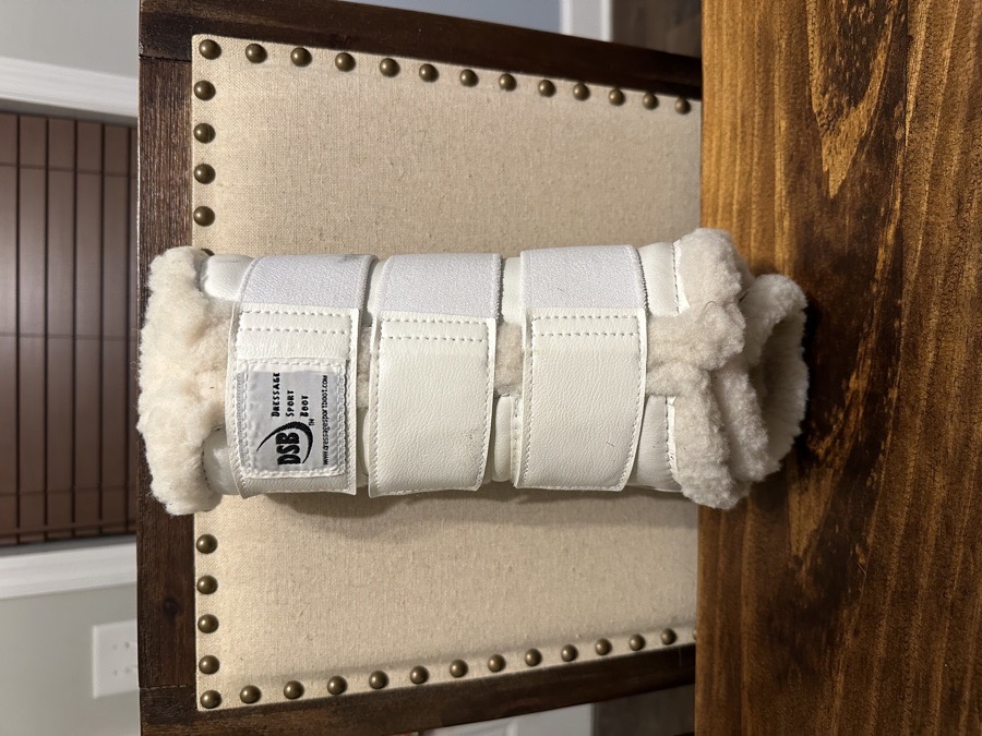 XL White Dressage Sport Boots