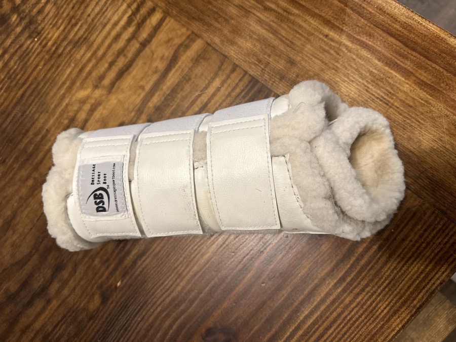 XL White Dressage Sport Boots