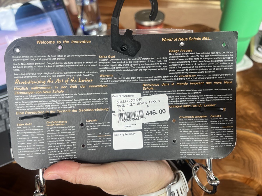 NEUE SCHULE Turtle Top Weymouth Bit