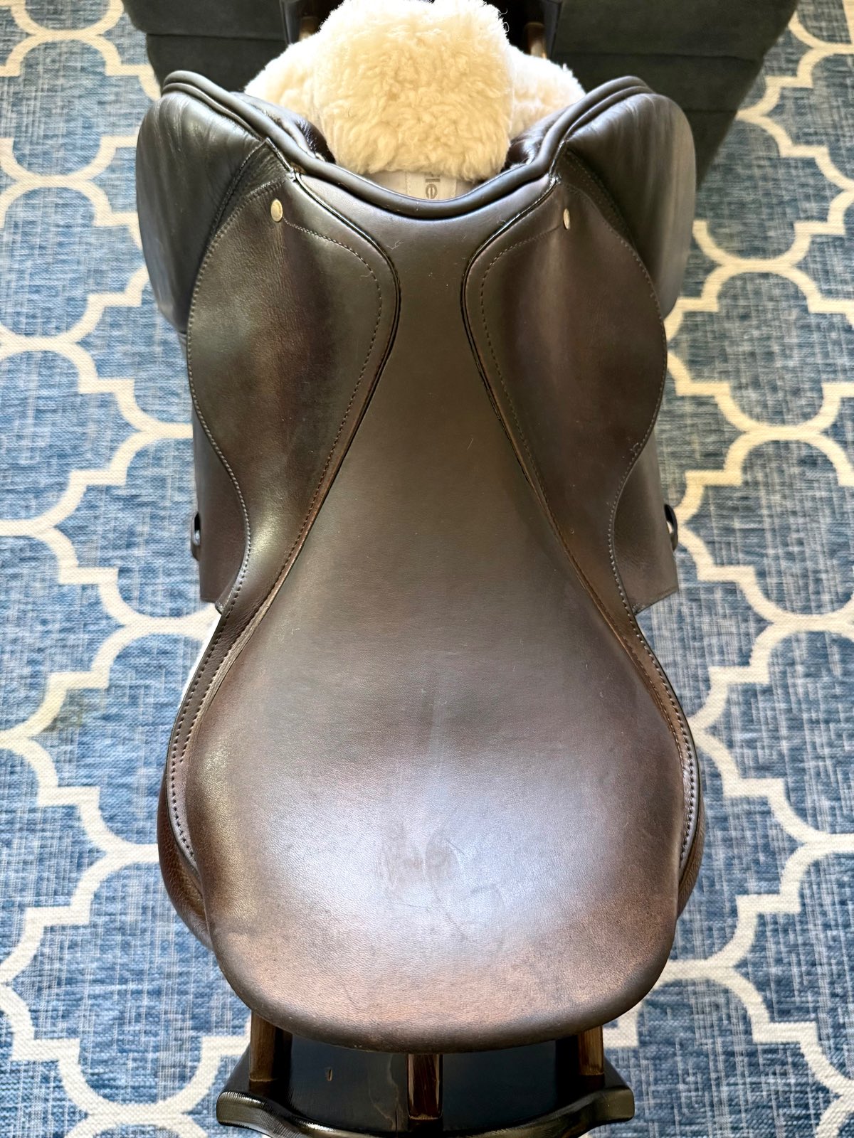 17" Schleese Pourvoir Medium Tree Close Contact Jumping Saddle