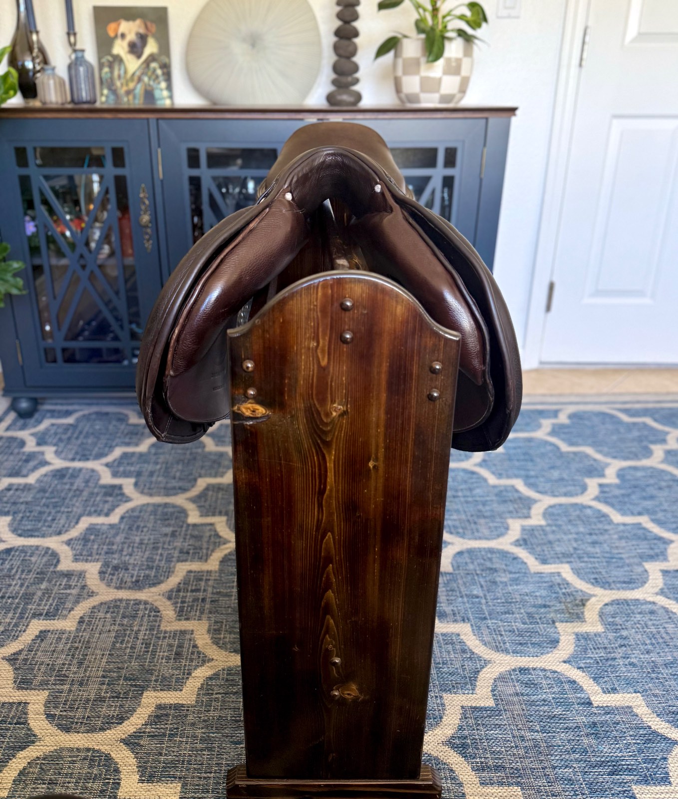 17" Schleese Pourvoir Medium Tree Close Contact Jumping Saddle