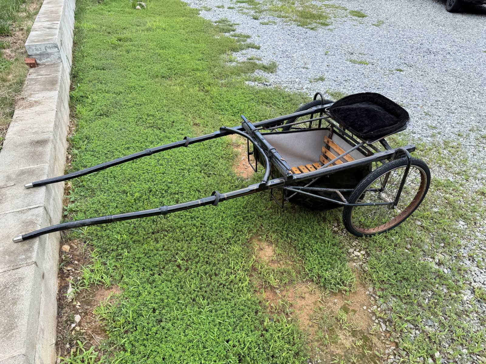 Jerald Show Cart with Cover | Mini Horse | FIXER UPPER