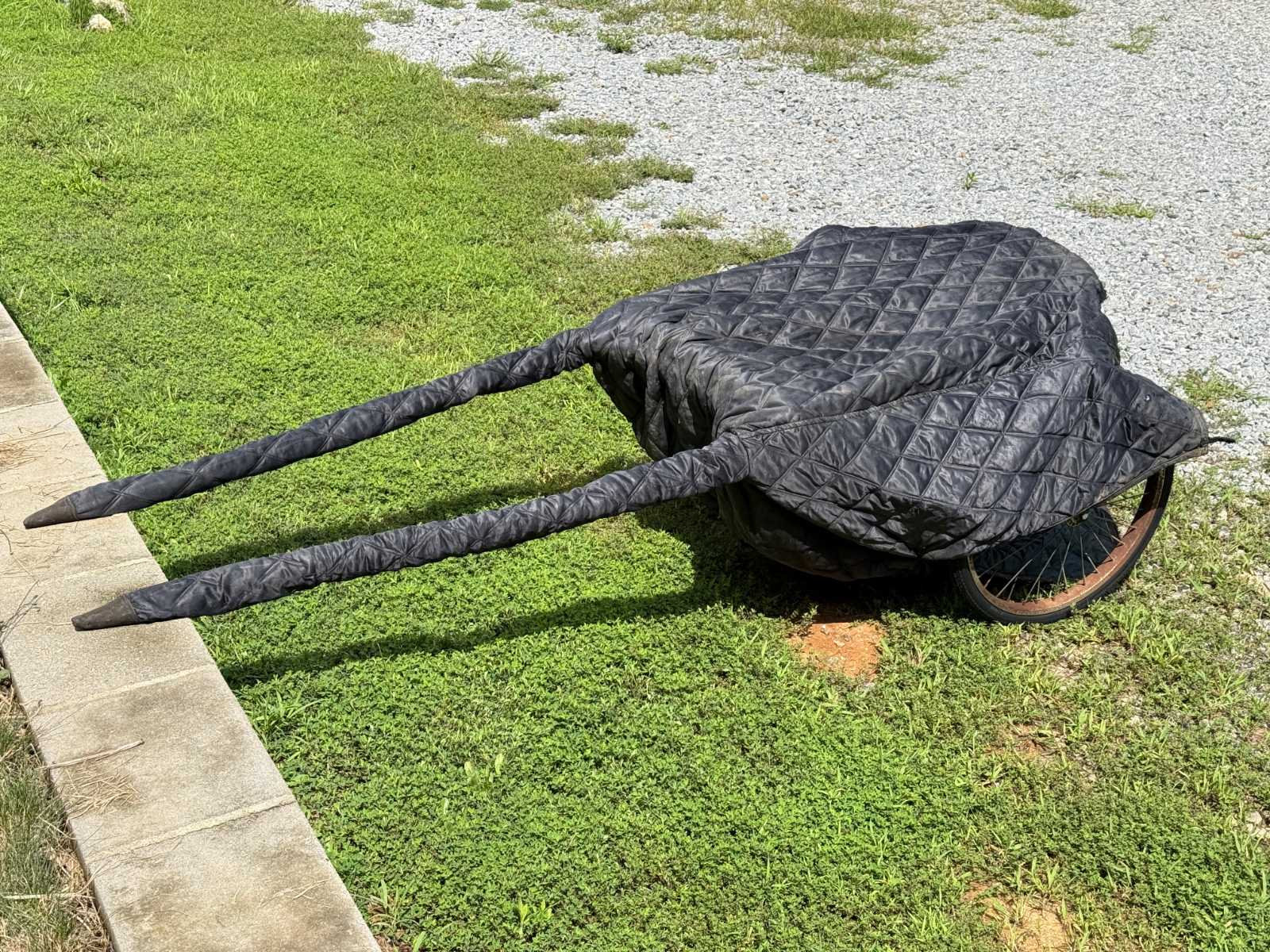 Jerald Show Cart with Cover | Mini Horse | FIXER UPPER