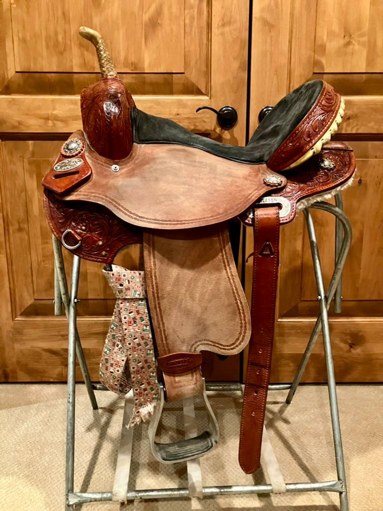 HILASON Flex Tree Barrel Saddle | 16" | 8" Tree Size