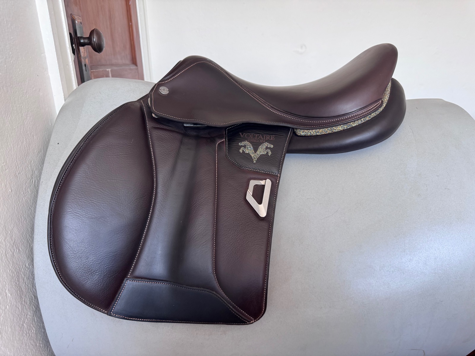 17.5" Voltaire Blue Infinite 3.0 PRO Saddle - 2023 - 2A - Equisense + ActiveFlex