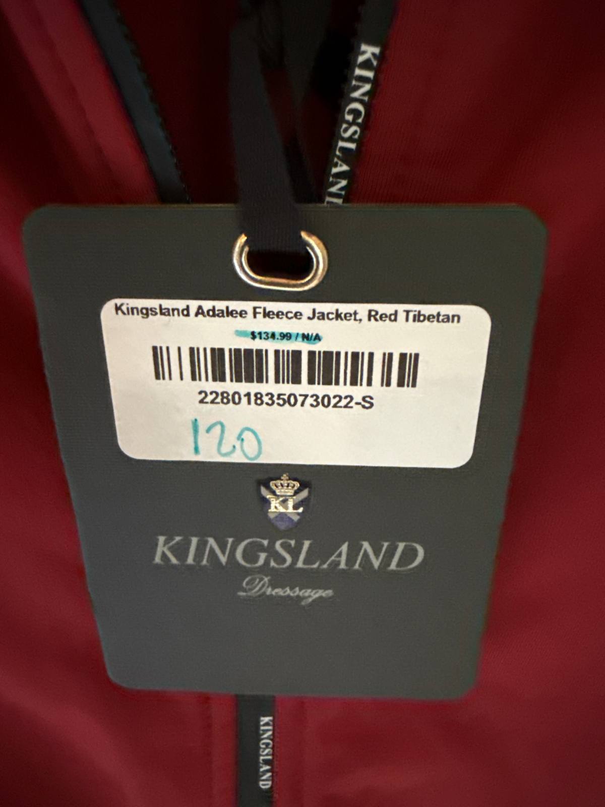 Kingsland Adalee Ladies Fleece S Red Tibetan