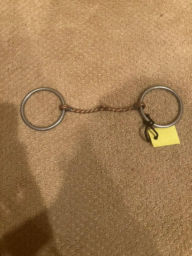 Fast Twist Copper O-Ring Snaffle