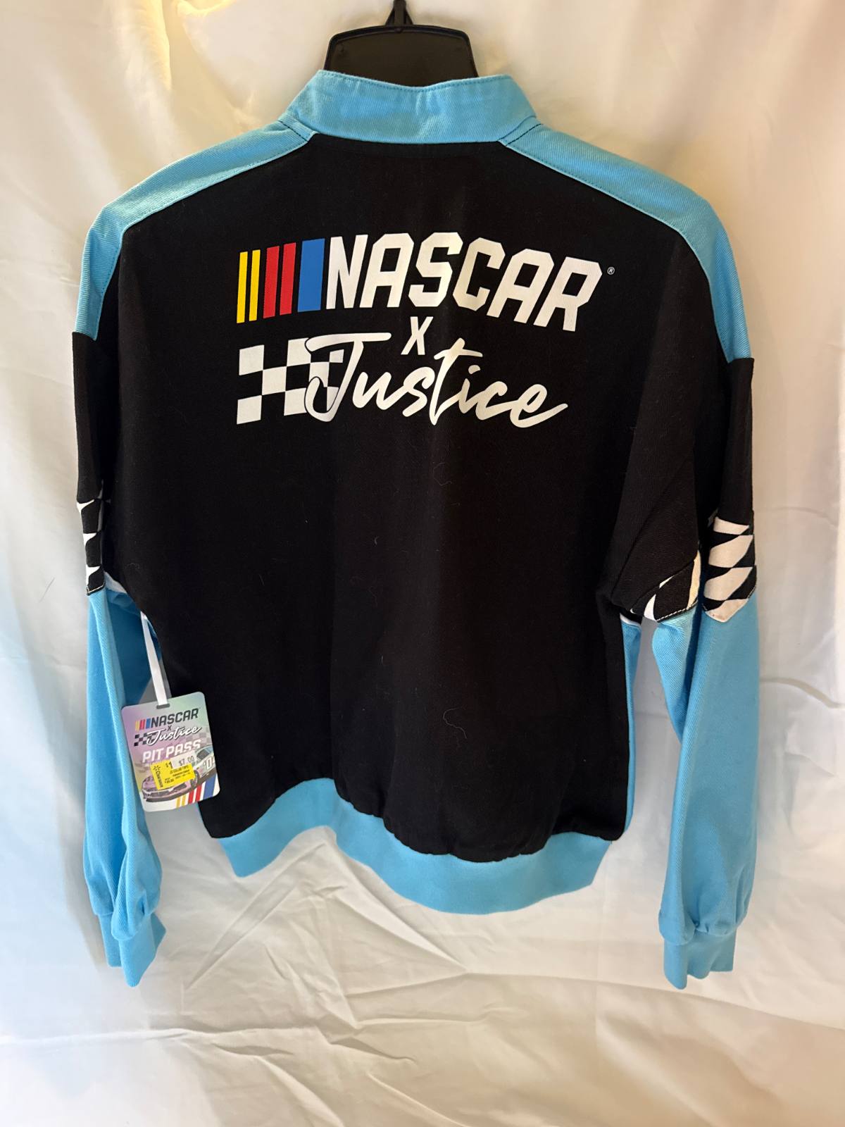 Justice x NASCAR Girls Racing Jacket XL 16/18