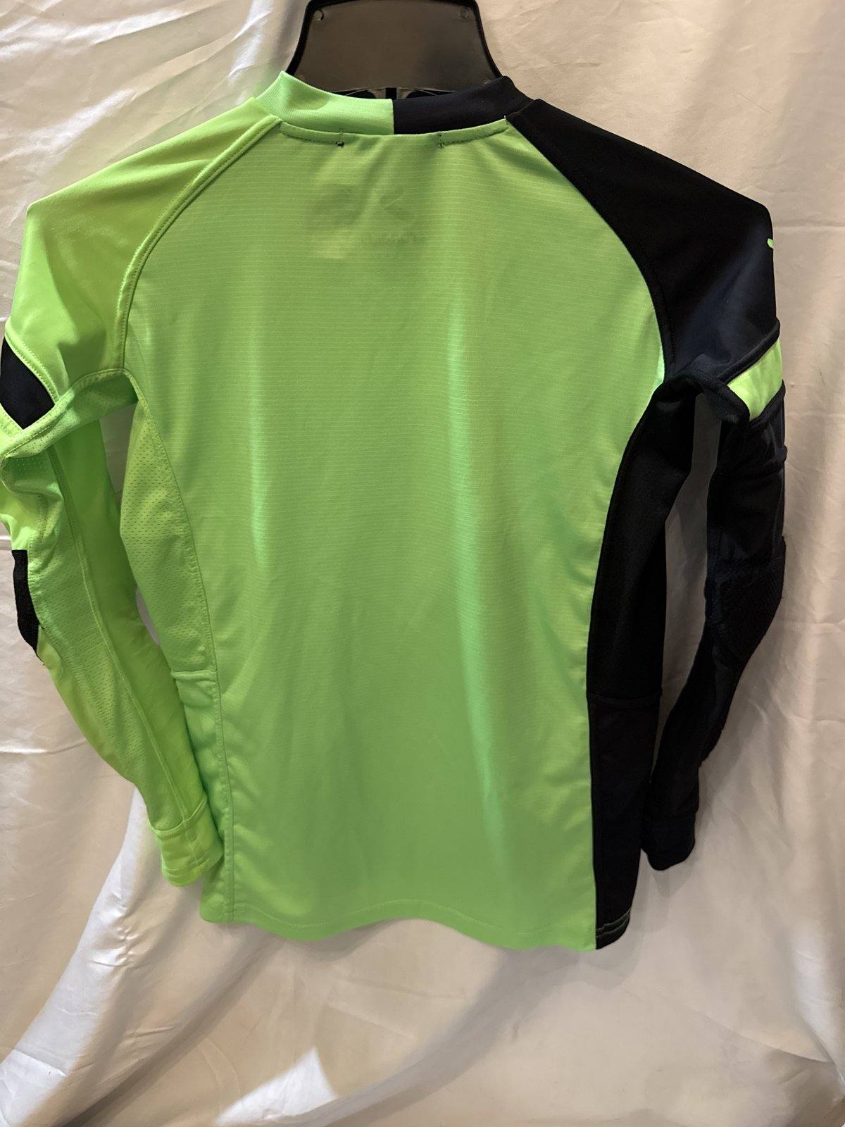 Storelli Youth Large Padded Goalkeeper Jersey Neon Green/Black