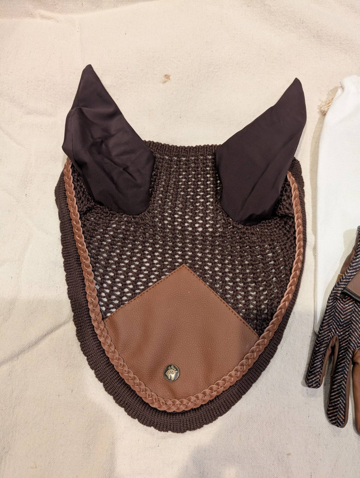 Sixteen Cypress Ear Bonnet and Gloves