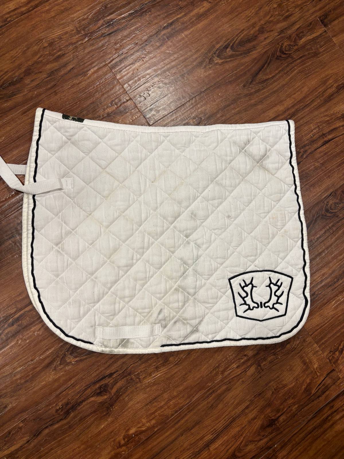 White Dressage Pad with Trakehner Logo