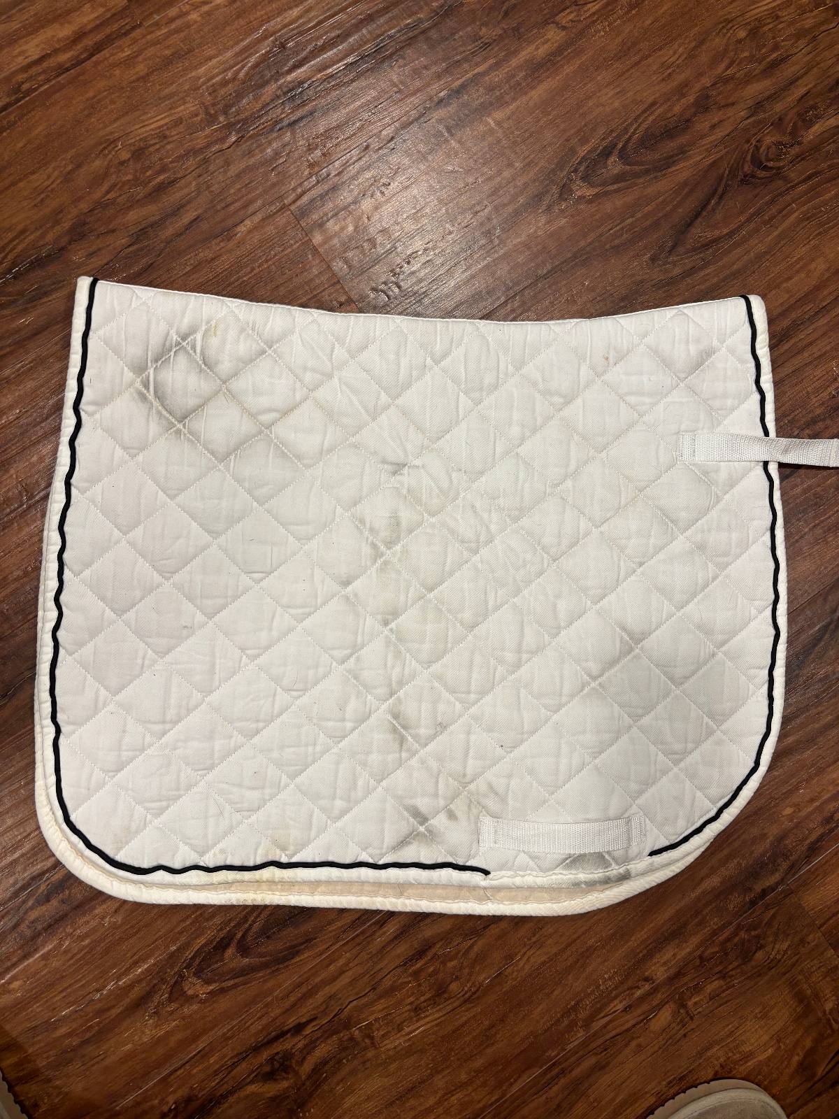 White Dressage Pad with Trakehner Logo