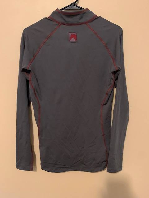 RIDING SPORT Quarter Zip Gray light weight riding shirt. size XS