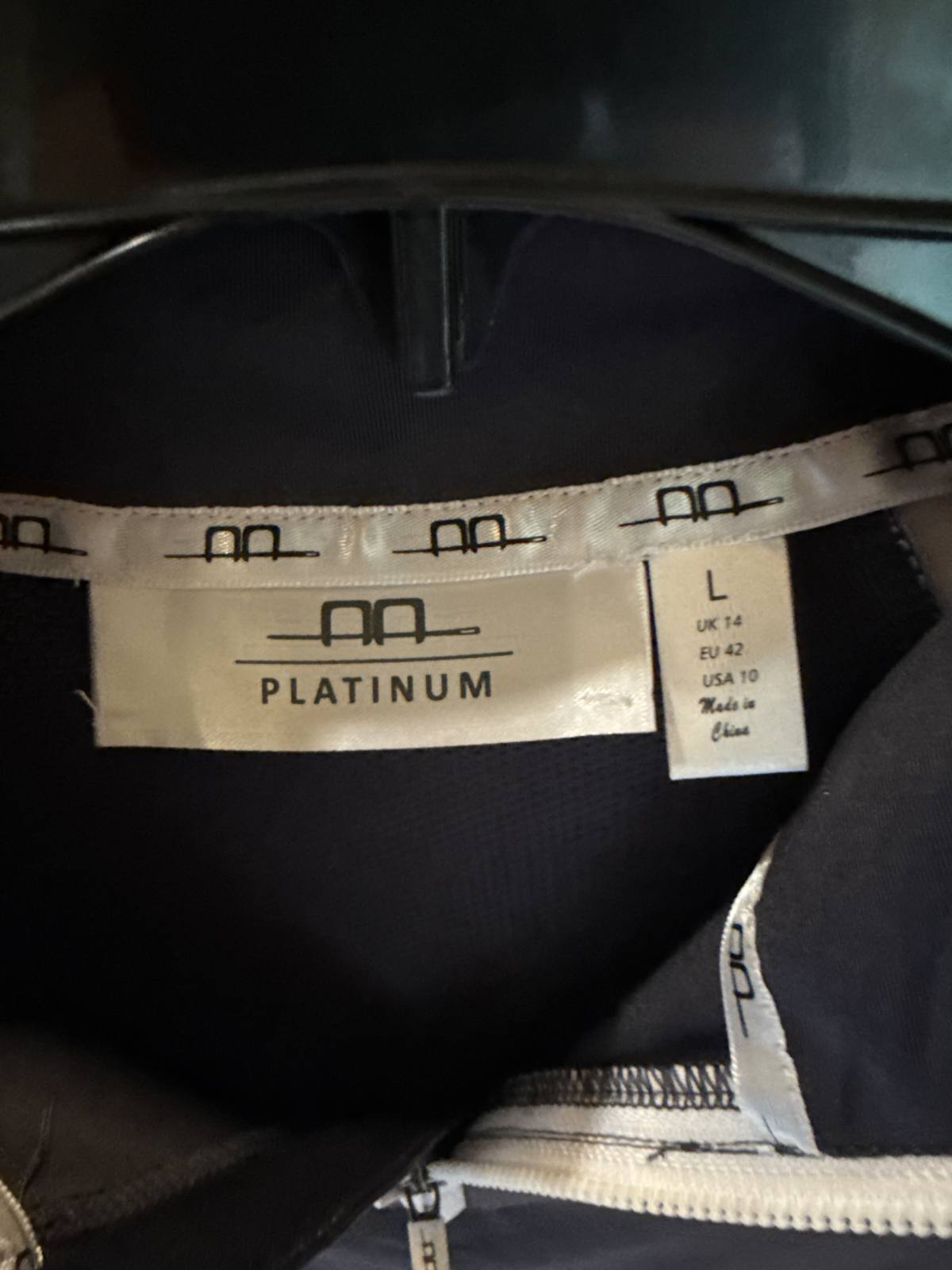 AA Platinum Pula SS 1/4 Zip Charcoal L