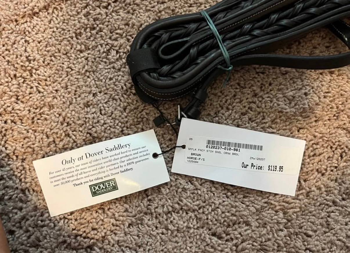 DOVER SADDLERY NEW BRIDLE