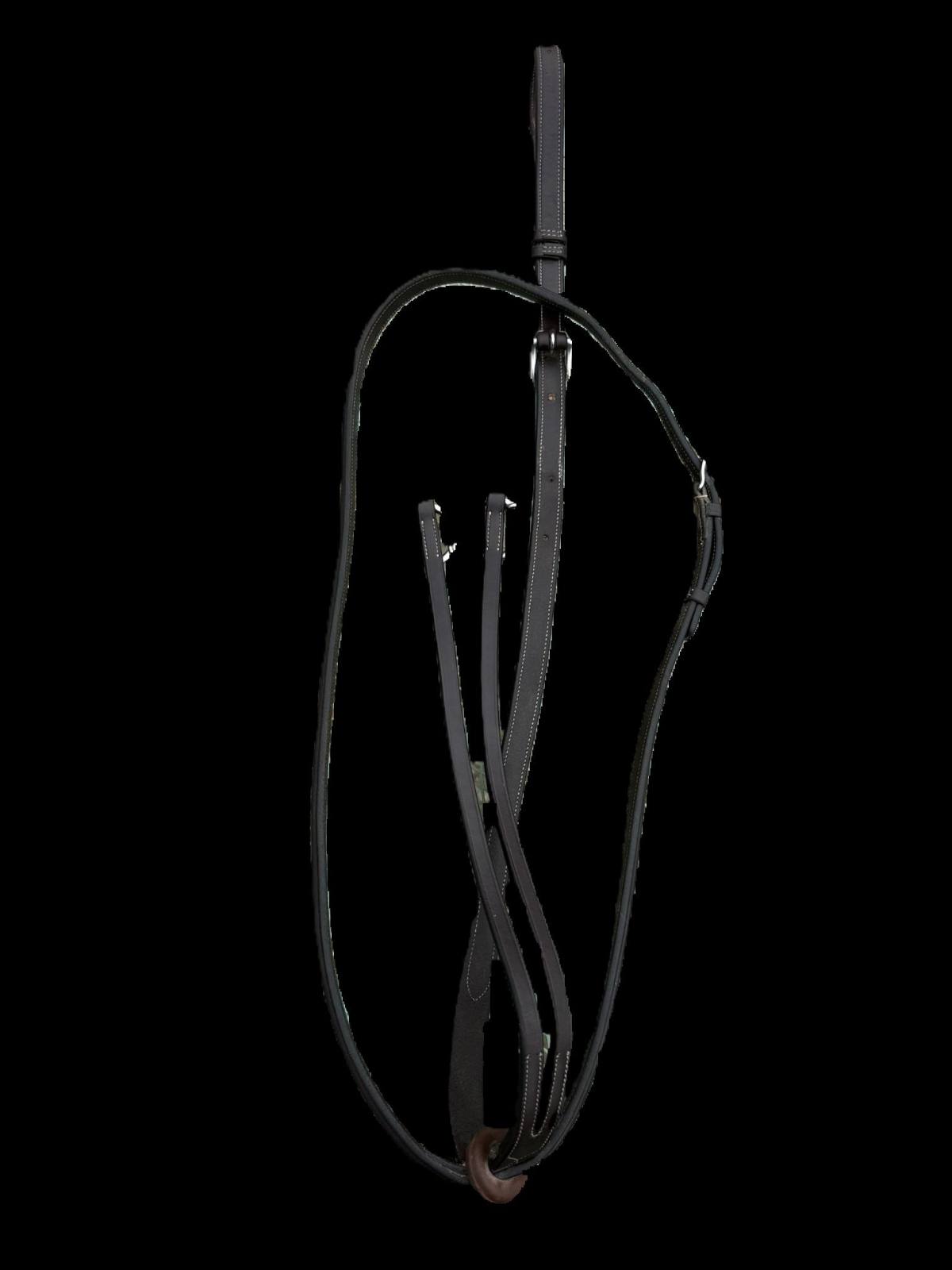 Prestige Running Martingale – Cob Size – Brown Leather