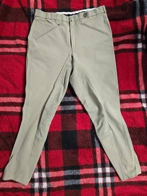 PIKEUR Full-Seat Women's English Riding Breeches - Tan sz 36