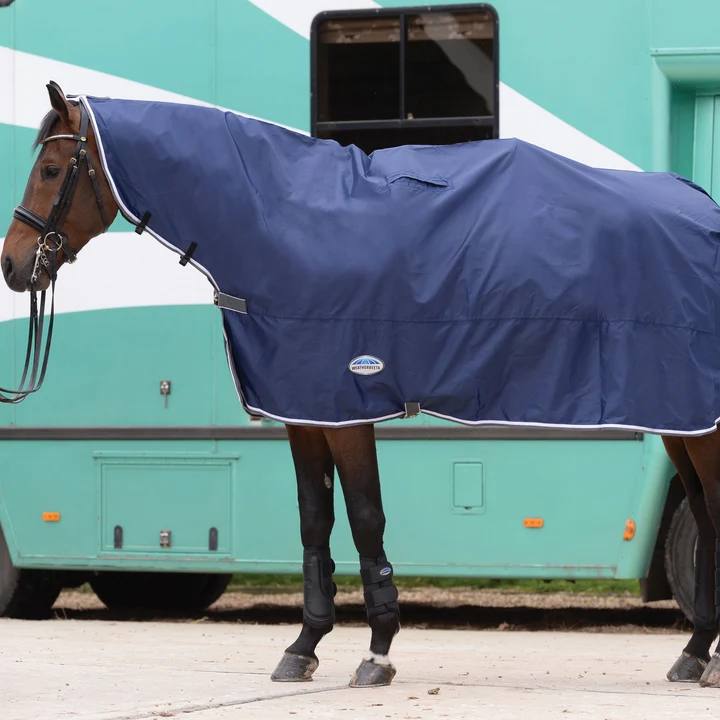 WEATHERBEETA Rain Sheet, Size if Full. Blue