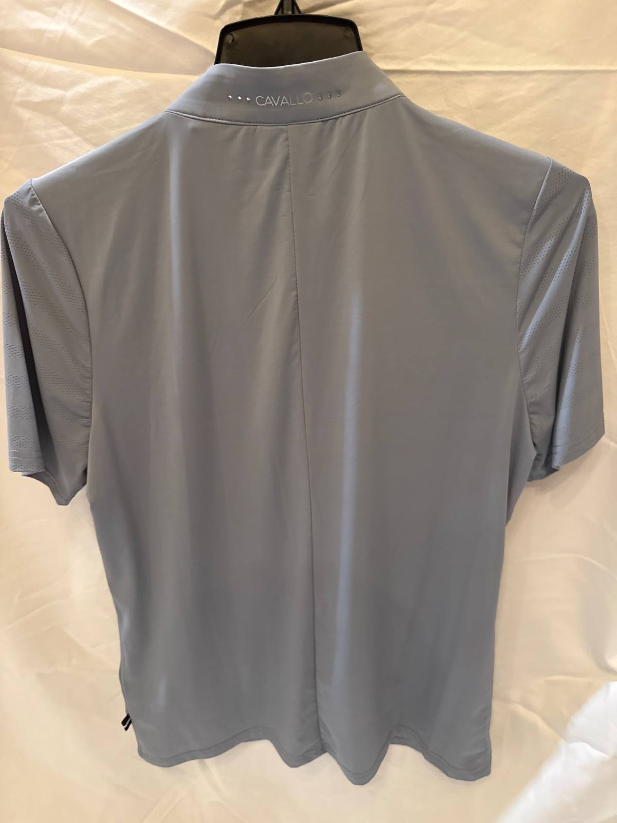 Cavallo Dilay Stormblue SS Quarter Zip Size 12